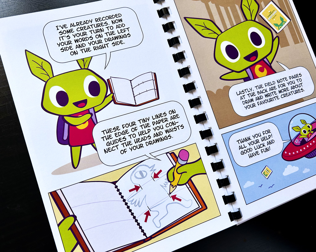 The Intergalactic Bestiary sample.