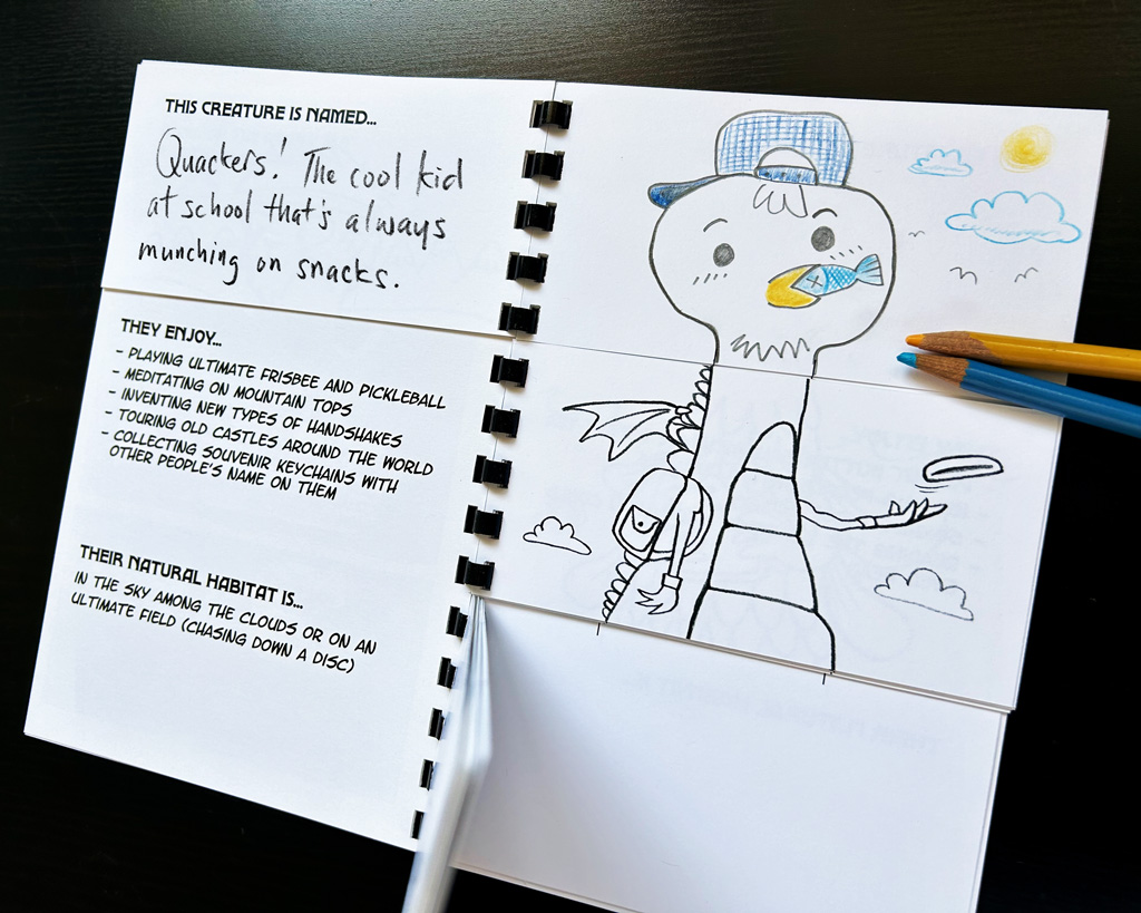 The Intergalactic Bestiary sample.