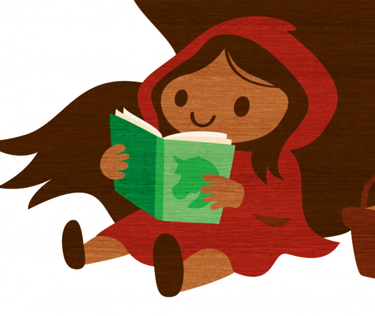 Reading with Red Riding Hood